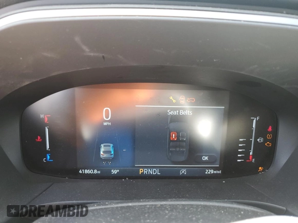 2023 Ford Escape Active with VIN 1FMCU0GN9PUA86314, listed as a Copart auction lot 49451645 with 41,860 mi miles and Salvage Title. Bid and sale history available at DreamBid. Image 9.