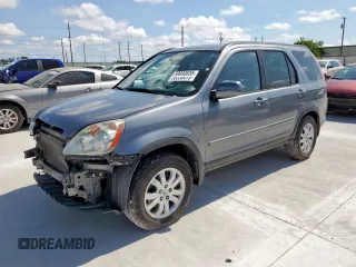 2006 Honda CR-V EX SE z VIN SHSRD78916U404905, wystawiony jako Copart lot #59093835 z przebiegiem 129 806 mil mil oraz Szkoda całkowita • Salvage title. Historia ofert i sprzedaży dostępna na DreamBid. Obrazek 1.