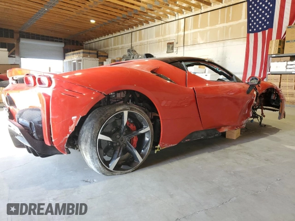 2021 Ferrari SF90 z VIN ZFF95NLA8M0263161, wystawiony jako Copart lot #44430285 z przebiegiem 6090 mil mil oraz Tytuł czysty. Historia ofert i sprzedaży dostępna na DreamBid. Obrazek 3.