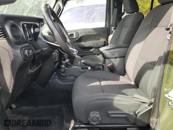 2022 Jeep Gladiator Willys with VIN 1C6JJTAMXNL135925, listed as a Copart auction lot 71642054 with 17,964 mi miles and Salvage title. Bid and sale history available at DreamBid. Image 7.