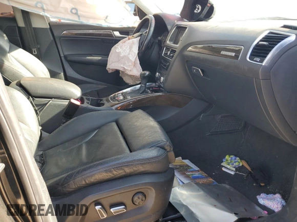 2014 Audi Q5 Premium Plus with VIN WA1DGAFP7EA010883, listed as a Copart auction lot 85812884 with Not provided miles and Salvage title. Bid and sale history available at DreamBid. Image 7.
