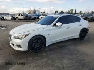 2016 Infiniti Q50 3.0t Premium with VIN JN1EV7AP4GM304790, listed as a Copart auction lot 44819685 with 95,162 mi miles and Salvage Title. Bid and sale history available at carsss.com. Image 1.