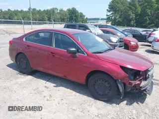 2015 Subaru Legacy 2.5i with VIN 4S3BNAA68F3044547, listed as a IAAI auction lot 38222471 with 218,729 mi miles. Bid and sale history available at carsss.com. Image 1.
