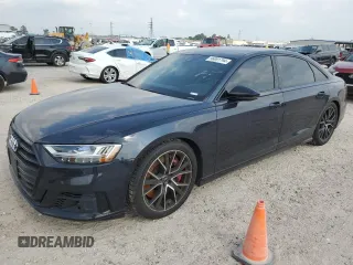 2020 Audi S8 z VIN WAU8SAF82LN003857, wystawiony jako Copart lot #56081794 z przebiegiem 11 298 mil mil oraz Szkody całkowita. Historia ofert i sprzedaży dostępna na DreamBid. Obrazek 1.
