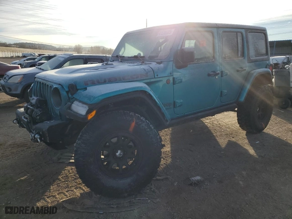 2019 Jeep Wrangler Unlimited Rubicon with VIN 1C4HJXFG1KW614097, listed as a Copart auction lot 41538605 with 0 mi miles and Salvage Title. Bid and sale history available at carsss.com. Image 1.
