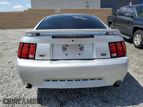 2003 Ford Mustang GT Deluxe with VIN 1FAFP42X93F311182, listed as a Copart auction lot 51703045 with 239,232 mi miles and Clean Title. Bid and sale history available at carsss.com. Image 6.