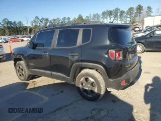 2017 Jeep Renegade Sport with VIN ZACCJBABXHPG53219, listed as a Copart auction lot 48869935 with 98,914 mi miles and Salvage Title. Bid and sale history available at carsss.com. Image 2.