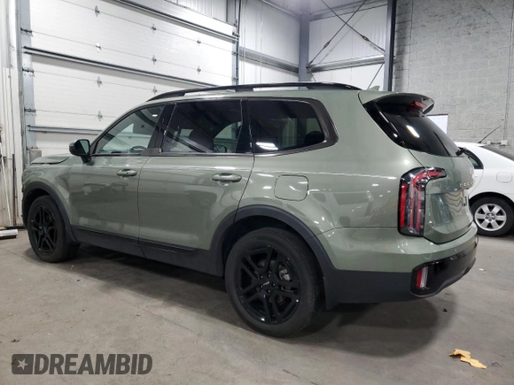 2024 Kia Telluride EX X-Line z VIN 5XYP3DGCXRG449741, wystawiony jako Copart lot #83821044 z przebiegiem 24 502 mil mil oraz Szkody całkowita. Historia ofert i sprzedaży dostępna na DreamBid. Obrazek 2.