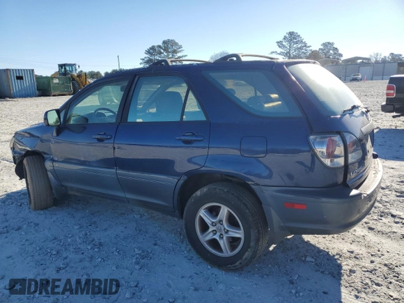 2002 Lexus RX 300 with VIN JTJGF10U420123645, listed as a Copart auction lot 83675304 with 150,405 mi miles and Clean Title. Bid and sale history available at carsss.com. Image 2.