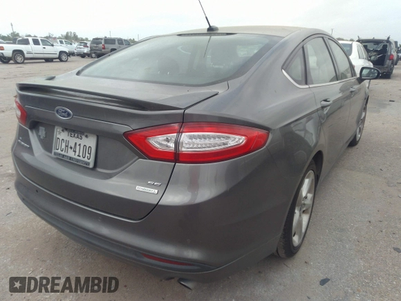 2014 Ford Fusion SE with VIN 3FA6P0HD8ER233408, listed as a IAAI auction lot 41957383 with 1 mi miles. Bid and sale history available at carsss.com. Image 4.