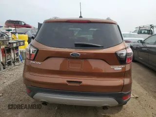 2017 Ford Escape Titanium with VIN 1FMCU0JD4HUC85921, listed as a Copart auction lot 51490945 with 90,093 mi miles and Salvage Title. Bid and sale history available at carsss.com. Image 6.
