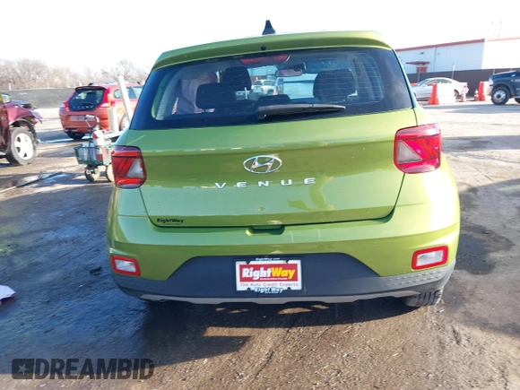 2022 Hyundai Venue SE with VIN KMHRB8A39NU140634, listed as a IAAI auction lot 38247791 with 31,622 mi miles and . Bid and sale history available at DreamBid. Image 17.