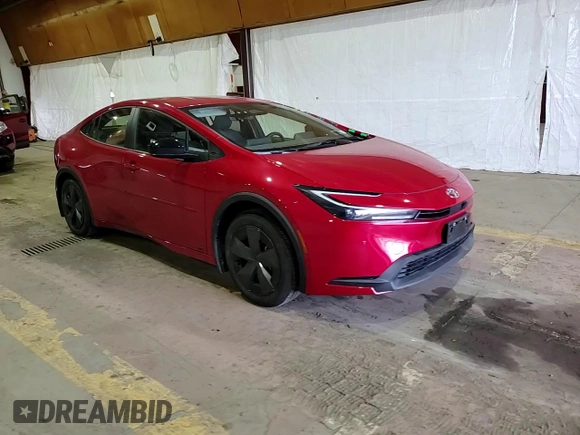 2024 Toyota Prius LE with VIN JTDADABU6R3012325, listed as a Copart auction lot 48787865 with 18,797 mi miles and Salvage Title. Bid and sale history available at carsss.com. Image 14.