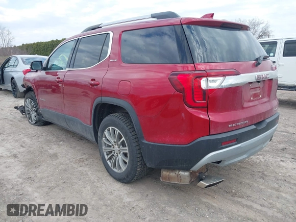 2021 GMC Acadia SLE with VIN 1GKKNRLS3MZ176171, listed as a IAAI auction lot 41822243 with 40,519 mi miles. Bid and sale history available at carsss.com. Image 3.