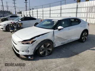 2024 Polestar 2 with VIN YSMFE3KA5RL237277, listed as a Copart auction lot 83460924 with 4,121 mi miles and Salvage Title. Bid and sale history available at carsss.com. Image 1.