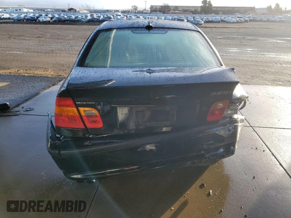 2005 BMW 3 Series 325i with VIN WBAAZ334X5KP92841, listed as a Copart auction lot 84638894 with Not provided miles and Salvage title. Bid and sale history available at DreamBid. Image 6.