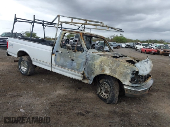 1996 Ford F-150 with VIN 1FTEF14H9TNA12410, listed as a IAAI auction lot 40016268 with 1 mi miles. Bid and sale history available at carsss.com. Image 1.