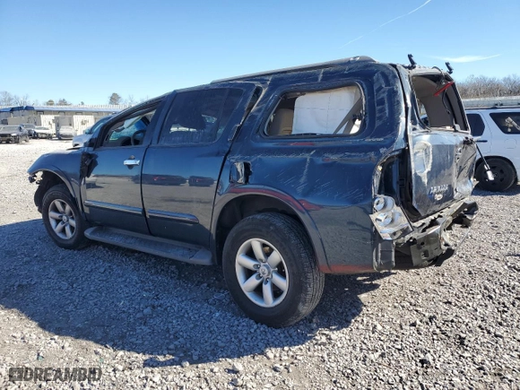 2015 Nissan Armada SV with VIN 5N1AA0ND1FN623535, listed as a Copart auction lot 43454495 with NaN miles and Salvage Title. Bid and sale history available at carsss.com. Image 2.
