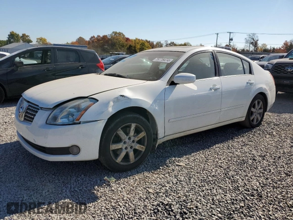 2004 Nissan Maxima SE with VIN 1N4BA41E14C833369, listed as a Copart auction lot 76778474 with 158,045 mi miles and Salvage Title. Bid and sale history available at carsss.com. Image 1.