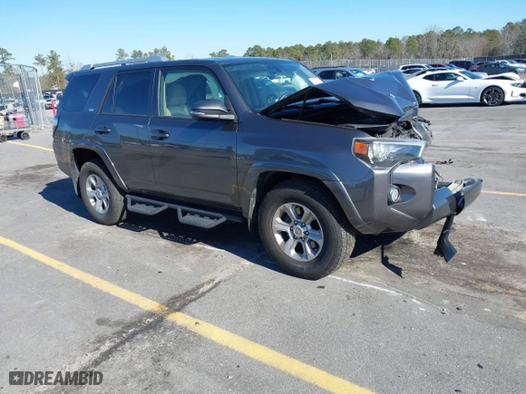 2017 Toyota 4Runner SR5 with VIN JTEZU5JR7H5154009, listed as a IAAI auction lot 41351354 with 127,781 mi miles. Bid and sale history available at carsss.com. Image 1.