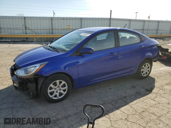 2012 Hyundai Accent GLS z VIN KMHCT4AE6CU183208, wystawiony jako Copart lot #51805365 z przebiegiem 118 061 mil mil oraz Szkody całkowita. Historia ofert i sprzedaży dostępna na DreamBid. Obrazek 1.