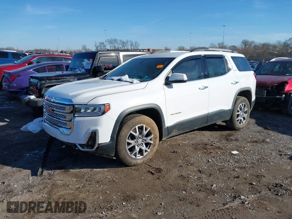 2020 GMC Acadia SLT with VIN 1GKKNMLS4LZ136098, listed as a IAAI auction lot 41618272 with 100,486 mi miles and . Bid and sale history available at DreamBid. Image 17.