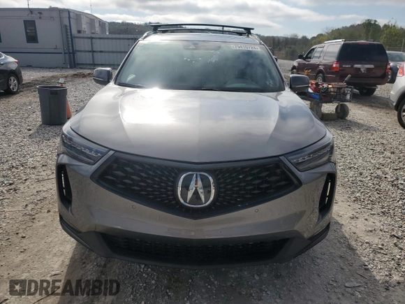 2023 Acura RDX w/A-Spec Package with VIN 5J8TC1H64PL005764, listed as a Copart auction lot 79410724 with 13,963 mi miles and Salvage title. Bid and sale history available at DreamBid. Image 5.