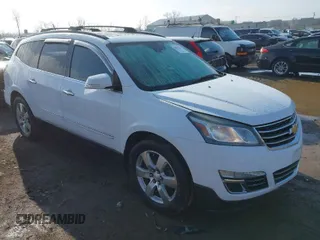 2017 Chevrolet Traverse Premier with VIN 1GNKVJKD6HJ105350, listed as a IAAI auction lot 41870116 with 111,616 mi miles and . Bid and sale history available at DreamBid. Image 1.
