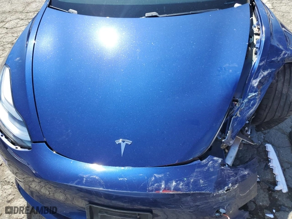 2018 Tesla Model 3 Long Range Battery with VIN 5YJ3E1EB7JF080799, listed as a Copart auction lot 49519275 with 52,508 mi miles and Salvage Title. Bid and sale history available at carsss.com. Image 11.