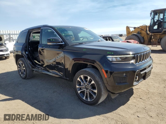 2023 Jeep Grand Cherokee Overland z VIN 1C4RJHDG4PC516719, wystawiony jako Copart lot #73334034 z przebiegiem 6 306 mil mil oraz Szkoda całkowita • Salvage title. Historia ofert i sprzedaży dostępna na DreamBid. Obrazek 4.