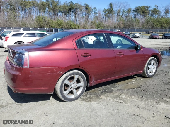 2007 Mitsubishi Galant ES with VIN 4A3AB36F07E048281, listed as a Copart auction lot 49647895 with 208,601 mi miles and Salvage Title. Bid and sale history available at carsss.com. Image 3.