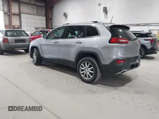 2018 Jeep Cherokee Limited with VIN 1C4PJMDX1JD607707, listed as a IAAI auction lot 42095889 with 123,913 mi miles and . Bid and sale history available at DreamBid. Image 3.