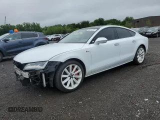 2015 Audi A7 Premium Plus with VIN WAUWGAFC8FN006358, listed as a Copart auction lot 60814255 with 93,881 mi miles and Salvage title. Bid and sale history available at DreamBid. Image 1.