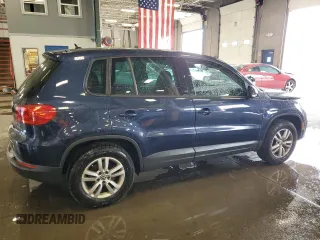 2013 Volkswagen Tiguan SE with VIN WVGBV7AX4DW518545, listed as a Copart auction lot 64585175 with 104,030 mi miles and Salvage title. Bid and sale history available at DreamBid. Image 3.