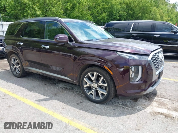 2021 Hyundai Palisade Limited with VIN KM8R5DHE0MU263048, listed as a IAAI auction lot 42365566 with 90,102 mi miles and . Bid and sale history available at DreamBid. Image 1.