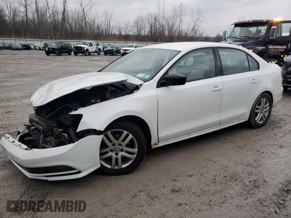 2015 Volkswagen Jetta Sport with VIN 3VWB17AJ9FM213344, listed as a Copart auction lot 85494874 with 136,572 mi miles and Salvage title. Bid and sale history available at DreamBid. Image 1.