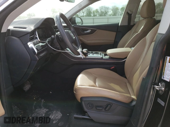 2019 Audi Q8 Premium Plus with VIN WA1BVAF17KD046754, listed as a Copart auction lot 44121753 with 56,488 mi miles. Bid and sale history available at carsss.com. Image 7.