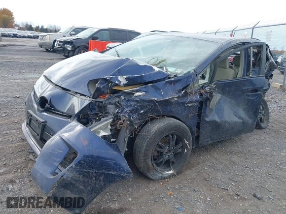 2013 Toyota Prius One with VIN JTDKN3DU2D1687801, listed as a IAAI auction lot 40650178 with 58,017 mi miles and . Bid and sale history available at DreamBid. Image 17.