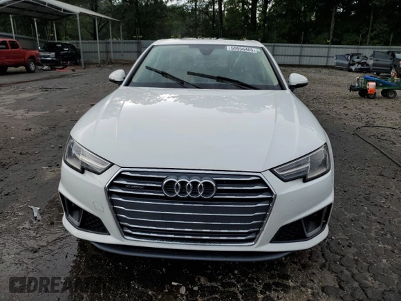 2019 Audi A4 Premium with VIN WAUDNAF43KN013847, listed as a Copart auction lot 59956405 with 54,786 mi miles and Salvage title. Bid and sale history available at DreamBid. Image 5.