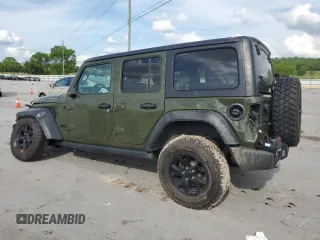 2021 Jeep Wrangler Unlimited Willys с VIN 1C4HJXDG9MW740262, выставлен на аукционе Copart как лот 54051745 с пробегом Не указан миль и Списание • Salvage title. История ставок и продаж доступна на DreamBid. Изображение 2.