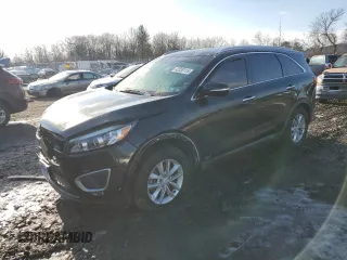 2018 Kia Sorento LX with VIN 5XYPGDA37JG350134, listed as a Copart auction lot 42038115 with 110,296 mi miles and Salvage Title. Bid and sale history available at carsss.com. Image 1.