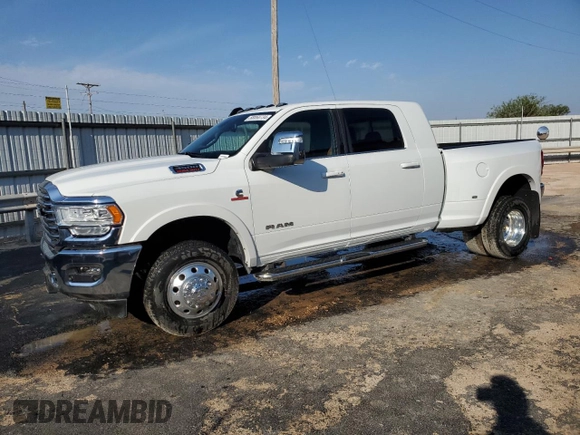 2024 Ram 3500 Longhorn with VIN 3C63RRNL8RG149556, listed as a Copart auction lot 58058734 with 83 mi miles and Clean Title. Bid and sale history available at carsss.com. Image 1.