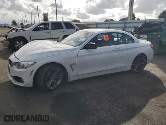 2014 BMW 4 Series 428i xDrive with VIN WBA3T1C58EPS98682, listed as a Copart auction lot 86609314 with 91,932 mi miles and Salvage Title. Bid and sale history available at carsss.com. Image 1.
