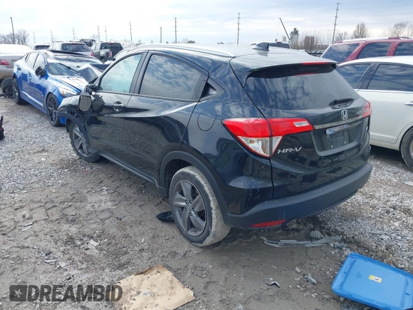 2021 Honda HR-V EX with VIN 3CZRU6H53MM754876, listed as a IAAI auction lot 41708671 with 1 mi miles. Bid and sale history available at carsss.com. Image 3.