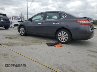 2014 Nissan Sentra SV with VIN 3N1AB7AP7EL610641, listed as a Copart auction lot 51545765 with 249,374 mi miles and Salvage Title. Bid and sale history available at DreamBid. Image 2.