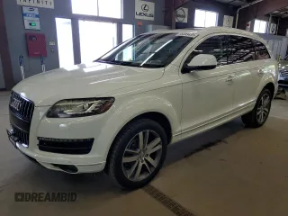 2014 Audi Q7 Premium Plus z VIN WA1LGAFE7ED009967, wystawiony jako Copart lot #66333455 z przebiegiem 79 752 mil mil oraz Czysty tytuł • Clean title. Historia ofert i sprzedaży dostępna na DreamBid. Obrazek 1.