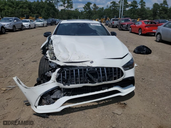 2021 Mercedes-Benz AMG GT with VIN W1K7X5KB4MA041016, listed as a Copart auction lot 69304774 with 54,871 mi miles and Salvage Title. Bid and sale history available at carsss.com. Image 5.