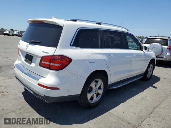 2018 Mercedes-Benz GLS 450 with VIN 4JGDF6EE5JB007020, listed as a Copart auction lot 60976055 with 99,238 mi miles and Salvage title. Bid and sale history available at DreamBid. Image 3.