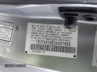 2002 Acura CL Type S with VIN 19UYA42612A001665, listed as a IAAI auction lot 41513486 with 195,255 mi miles. Bid and sale history available at carsss.com. Image 17.