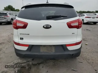 2013 Kia Sportage EX with VIN KNDPCCA29D7539463, listed as a Copart auction lot 58605095 with 143,533 mi miles and Salvage title. Bid and sale history available at DreamBid. Image 6.
